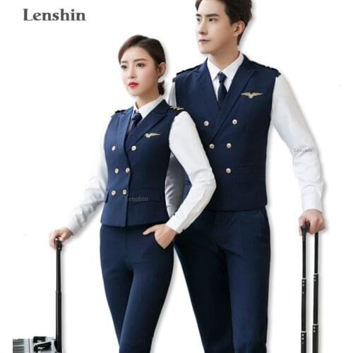 Lenshin 3 Pieces Set Formal Pant Suit Autumn women Work Wear for women Office Lady uniform style business