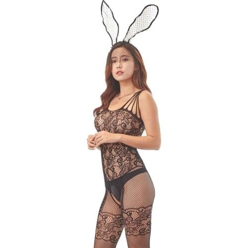 Women Sexy Lingerie Porno Open Crotch Hollow Stockings Garter Belt Fishnet Tights Transparent Pantyhose Stocking