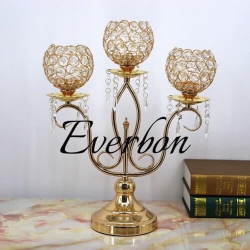 10PCS Metal Flower Vases Gold Candle Holders Hollow Wedding Table Centerpieces Candelabra Flower Rack Road Lead Party Decoration