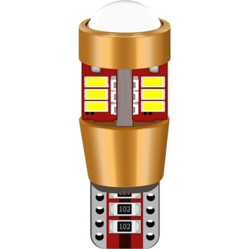 12v 5w t10 led Canbus Error Free T10 Leb Bulb W5W 164 198 Light Car Interior Dome Light 3014 Chips 6000K
