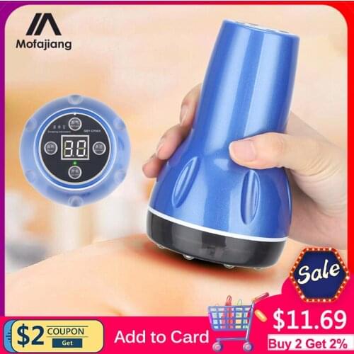 2/6/9 Levels Electric Cupping Massager Guasha Scraping Vacuum Suction Cups Ventosas Anti Cellulite Therapy Fat Burner Slimming