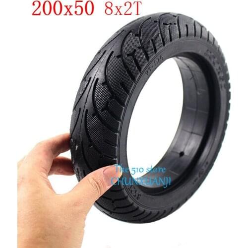 2PCS High quality 200x50 8X2T Solid tyre 8 inch tire fit Electric Self Balancing Hoverboard Scooter 200*50 8x2T tyre