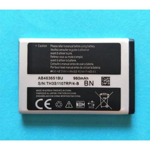 AZK 2PCS/LOT AB463651BU Battery For Samsung W559 S5620I S5630C S5560C C3370 C3200 C3518 J808 F339 S5296 C3322 L708E S5610 960mAh