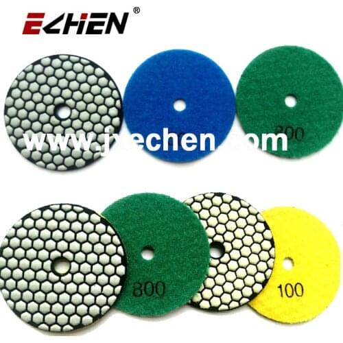 3pcs4 inch Diamond Dry Polishing Pads 100mm Sanding Disc Marble Granite Polisher disc