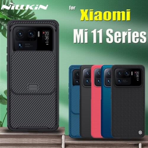 Nilkin For for Xiaomi Mi 11 Ultra 11i 10T Lite 5G POCO F3 X3 NFC Pro Case NILLKIN Slide Camera Protector Lens Protection Cover