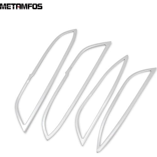 For Mitsubishi Outlander EX 2013-2019 2020 Chrome Inside Door Armrest Cover Trim Decoration Frame Inner Accessories Car Styling