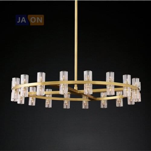E14 led Retro American Iron Crystal LED Lamp LED Light.Pendant Lights.Pendant Lamp.Pendant light For Dinning Room Foyer