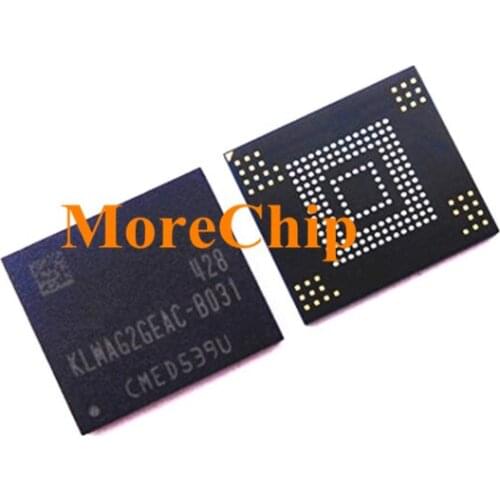 KLMAG2GEAC-B031 16G eMMC NAND flash memory BGA IC chip 2pcs/lot