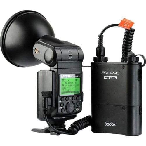Godox Witstro AD360II -C TTL 360W GN80 Powerful Speedlite Flash Light For Canon D3100 D5100 1D 5DII 5DIII 50D With PB960 Battery