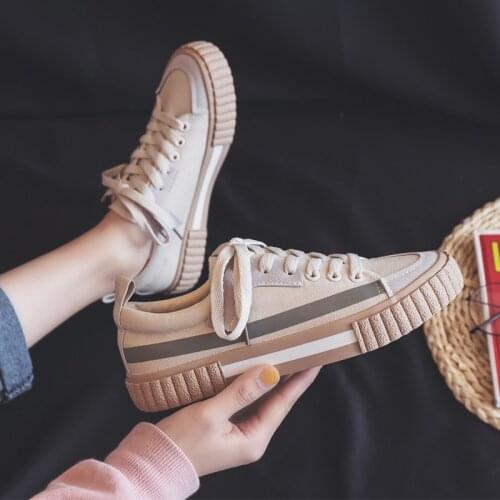 Casual Shoes White Sneakers Women Lace Up Canvas Shoes Woman Vulcanize Shoes Womens Sneakers Running Shoes for Women Sneakers