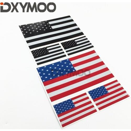 Creative Decorate Motorcycle Oil Tank Stickers National Flag United States US Stars Automotive Window Car Vinyl Bumper 3M