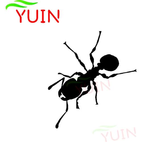 Dazzling Comics Minimalism Insect Ant Shadow Cool Car Sticker Animal Decal Fashion PVC Body Windows Decoration Waterproof Decals