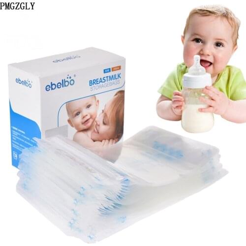 20 Pieces Breast Milk Storage Bag BPA Free Baby Safe Feeding Bags 250ml Milk Freezer Bags Mother Milk Baby Food Storage