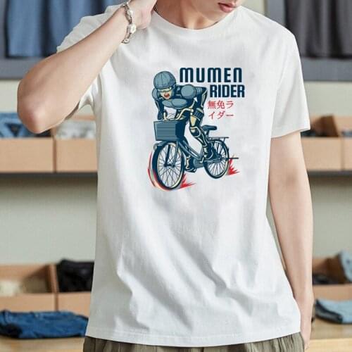 Hot Japanese Anime One Punch Man T Shirt Mumen Rider Unique Style Manga Printed Harajuku Tops Fashion Short Sleev Streetwear Tee