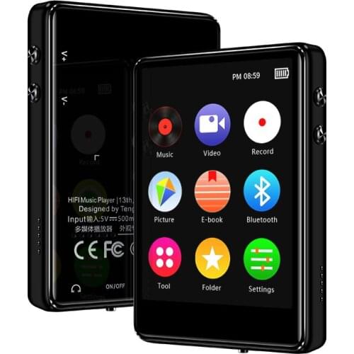 X62 MP4 Player With Bluetooth Speaker Touch key Built-In 4GB 8GB 16GB Mini Portable Walkman E-Book 20