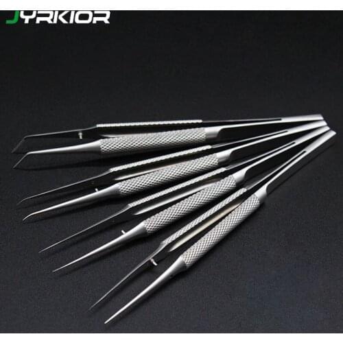 Jyrkior Professional Repair Tool 0.15mm Edge Precise Fingerprint Fly Line Picker Titanium Alloy Tweezers
