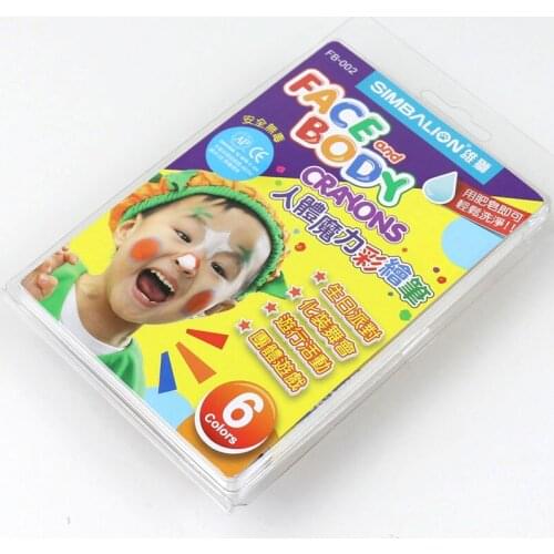 SIMBALION Body magic color drawing pen 6 color human body drawing pen