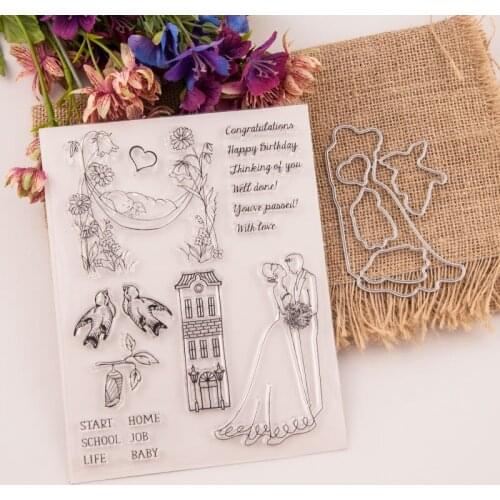 Wedding baby Clear Stamp Or stamp for DIY Scrapbooking/Card Making/Kids Fun Decoration Supplies A2151