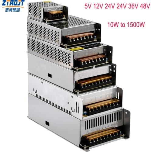 Switching Power Supply LED Driver AC 110V 220V To DC 5V 12V 24V 48V For Strip CCTV