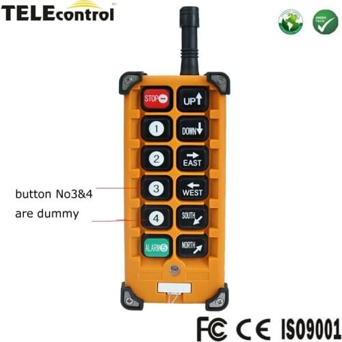 Telecontrol Telecrane Compatible 8 single speed buttons F23-A++ wireless industrial radio remote control Transmitter Controller