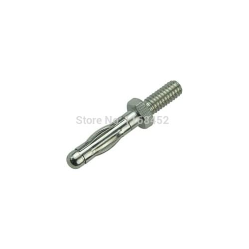 UBP414 M4 thread M4 4MM banana plug panel Uninsulated plug threaded bolts