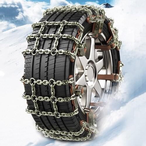 Universal Steel Truck Car Wheels Tyre Tire Snow Ice Chains Belt Winter Anti-skid For Rav4 Corolla Camry For For Honda Civic