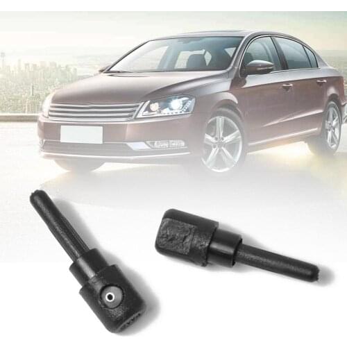 1 Pair Car Rear Windscreen Washer Jet Nozzles 3B9955985A Black Plastic Spray Nozzle автомобильные товары for Audi A3 A4 Bora