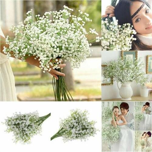 1pc Artificial Flowers Gypsophila Plastic Flowers For Home Decorative DIY Wed Party Decoration Fake Flower