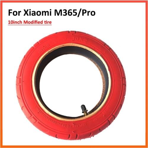 Modified 10inch Tire for Xiaomi M365 and M365 Pro Electric Scooter Inflation Outer Tyres Tube Outer Tires Set Accessories