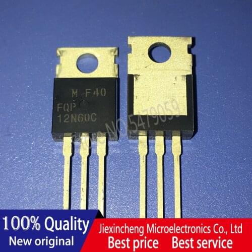 10PCS FQP12N60C 12N60C TO220 New original