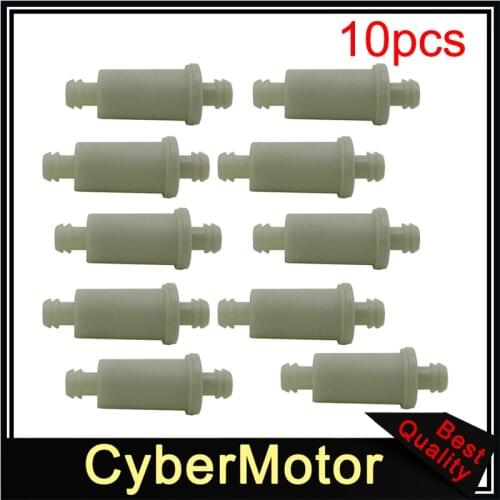 10x Inline Fuel Filter For Polaris # 2530009 2670071 ATV Magnum Snowmobile Ranger 07-246-05 Ski-Doo 414-5365-00 07 Quad