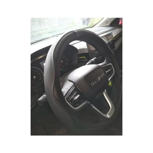 2 models Black color steering wheel cover PU / Leather for Chinese SAIC ROEWE 350 MG5 GT auto car motor parts