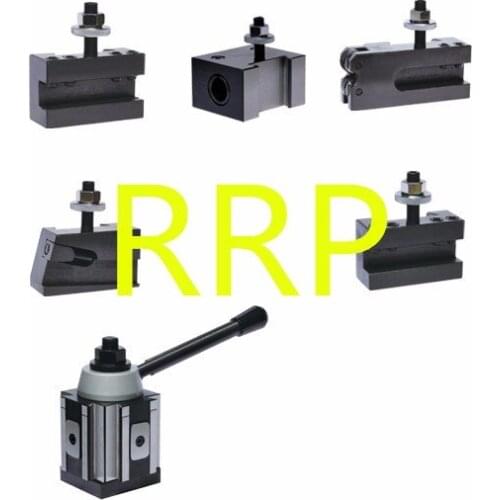 251-400 14-20" Piston type quick change tool post & holder set, 1 set contains 1pc 250-400 and 5 holders, Best brand "HAIDAO"
