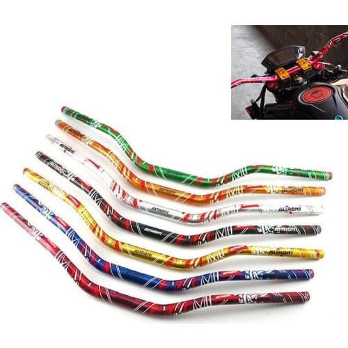28mm Universal Motorcycle Handlebars Stabilizer Bar Decorative Pattern Handlebars for DUCATI HONDA KAWASAKI SUZUKI YAMAHA R6