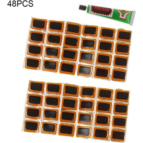 40%HOT Square Cycling Bicycle Bike Repair Tool Rubber Tire Tyre Tube Patch with Glue