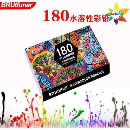 48 72 120 150 180 Brutfuner Drawing water color Pencil Set beginners Wooden color pencil Art Supply Sketch art Pencil set