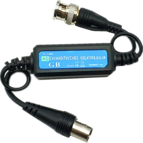 5MP HD Coaxial Cable Video Balun BNC to Twisted Pair CCTV coaxial cable connector Ground Loop Isolator HD CVI AHD TVI CVBS