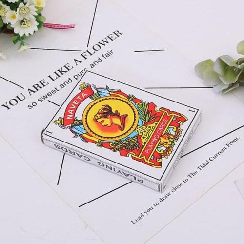 50pcs/set Spanish Playing Cards Magic Props Family Party Board Games Poker Card Tarot