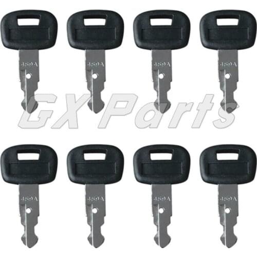 8 PCS 459A Ignition Keys ELI80-0101 for Kubota U15 U17 U25S U35 U45S L39 L45 L47 L48 M59 M62 R530 R630