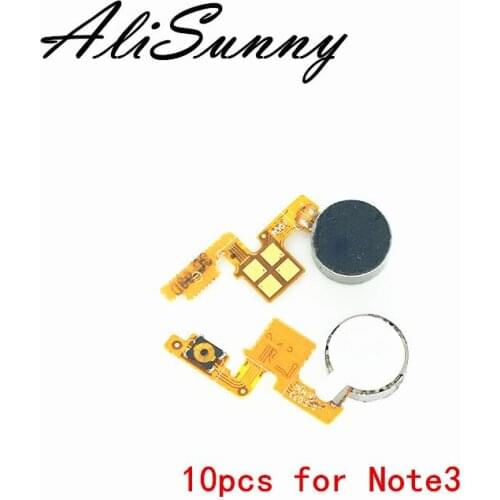 AliSunny 10pcs Vibrator Flex Cable for SamSung Note 3 N9005 N9000 Vibration Moto On Off Power Flex Cable Repair Parts