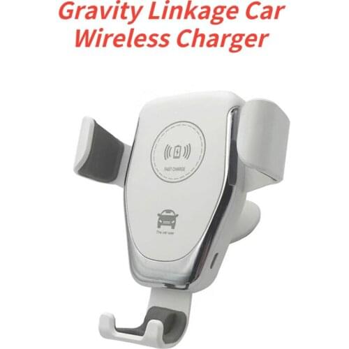 New Car Wireless Fast Charging Holder for iPhone 11 Pro Max Xs 8 USB Car Wireless Charger Bracket for Samsung S20 S10 S9