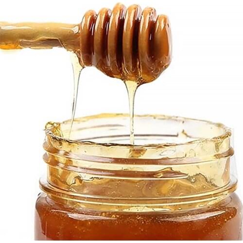 Hot Sale Mini Wooden Honey Spoon Honey Long Handle Wooden Stir Bar Honey Jar Supplies MIlk Tea Mixing Stick Dessert Tools 70