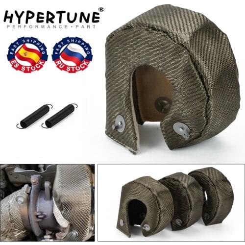 Hypertune 100% Full TITANIUM T3 turbo blanket turbo heat shield fit : t2 t25 t28 gt28 gt30 gt35 and most t3 turbo 1303-2T/TBF03