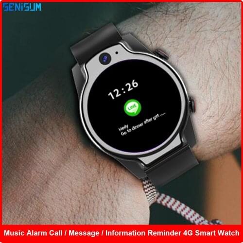 IP68 Diving Smart Watch Men Dual 13MP Camera 4G Android Smartwatch GPS SIM Card Android10 OS 4GB+64GB Phone Watch reloj hombre