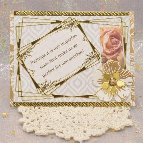 Square Frame Dies Metal Cutting Dies for Scrapbooking Album Paper Card Craft Making Paper Embossing Die Cutting