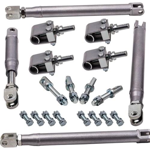 Universal Sidecar Installation Kit For Harley Indian Honda 3 long struts 1 Short