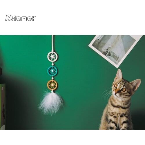 MIAMOR Chakra Muladhar Dreamcatcher 3 Rings Colorful DreamCatcher Home Wall Hanging Decor & Car Pendant Ornament Gift Amor043