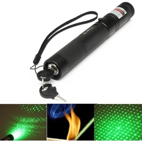 G303 Green Power Green flash light waterproof IPX67 Pointer Star Cap gazing Pen 2 in 1 Beam Light Lazer