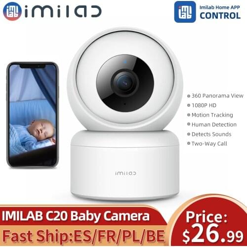 IMILAB C20 WiFi Camera 1080P HD Home Security Camera IP Camera Indoor Camera CCTV Vedio Surveillance Camera Work With IMILAB App