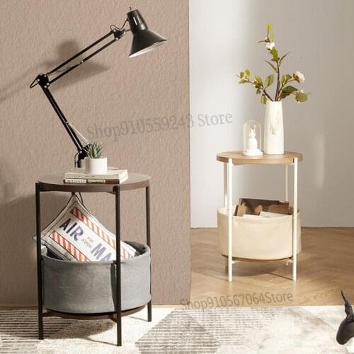 Nordic Modern Minimalist Sofa Side Table Living Room Mobile Corner Table Coffee Table Small Apartment Side Table Xj